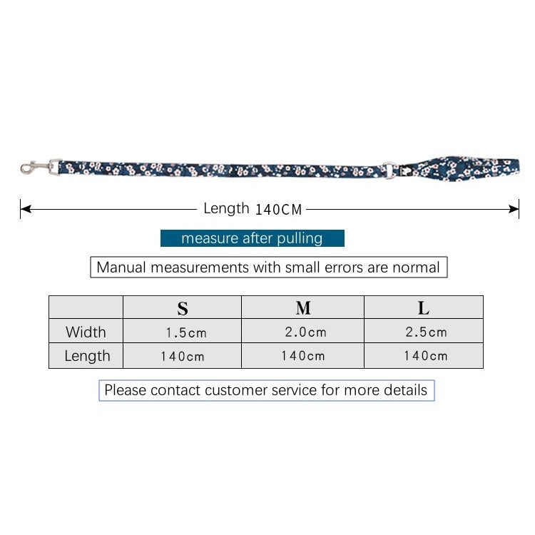 Floral Pet Leash (Camouflage Blue Only)