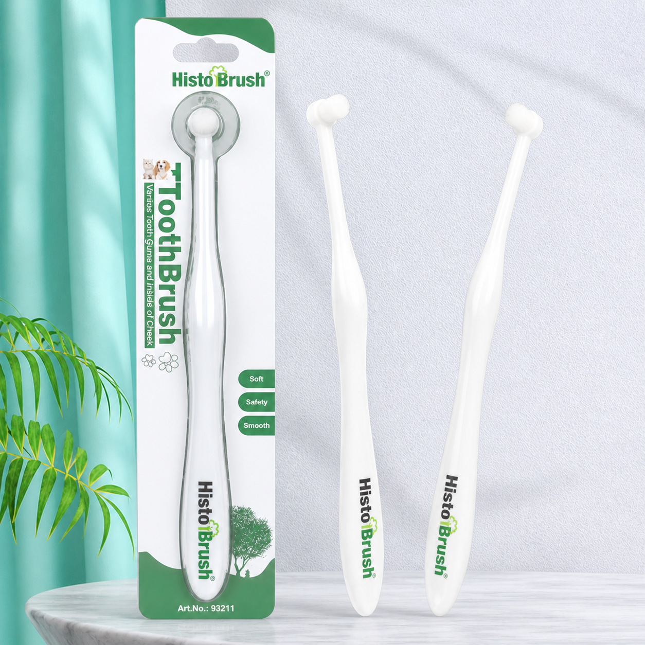 Pet Toothbrush Soft Fine Bristles 0.10mm