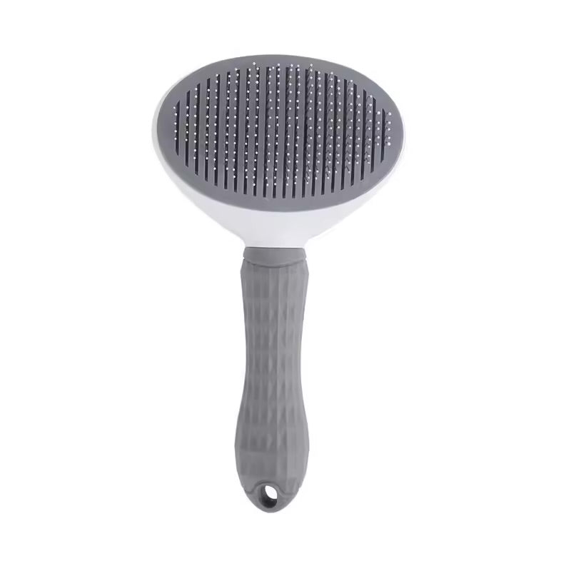 One-Click Fur Removal Grooming Brush